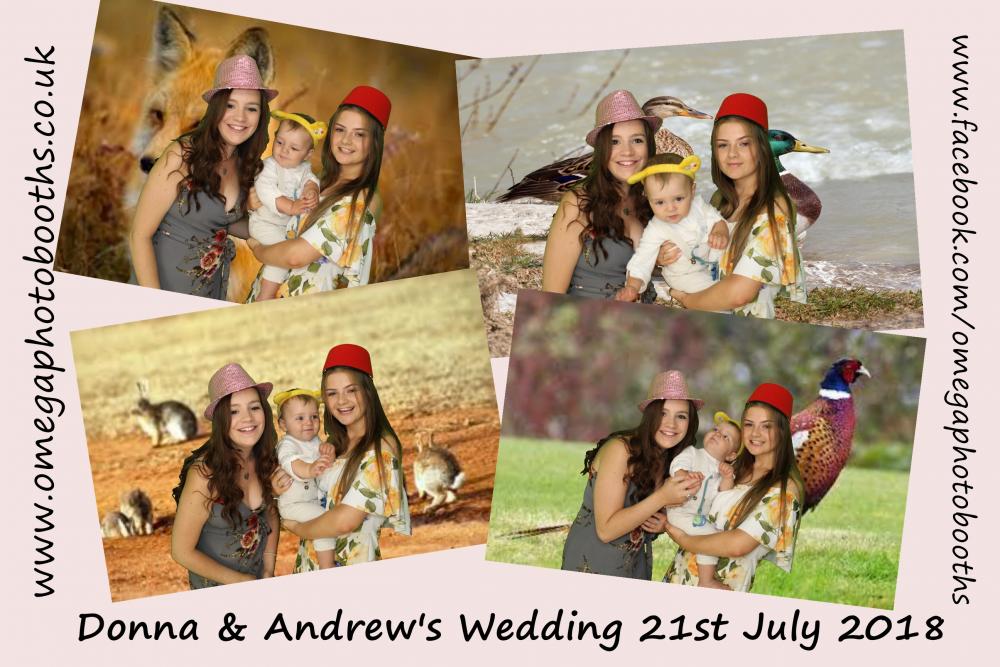 Donna & Andrew's Wedding | View more photos from the event at gallery.omegaphotobooths.co.uk/u/Omega-Photobooths/Donna-Andrews-Wedding